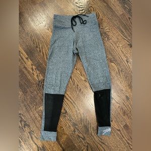 Vintage Victoria Secret Pink Mesh and Cotton Leggings.